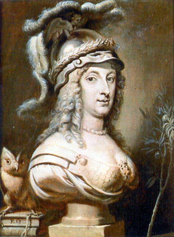 Anónimo: La reina Cristina de Suecia como Minerva, ca. 1660.