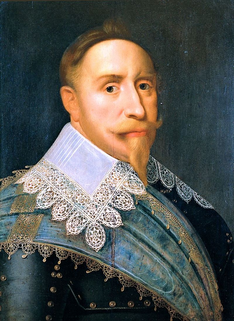 Anónimo: Retrato del rey Gustavo II Adolfo de Suecia.