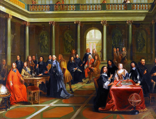 Pierre Louis Dumesnil: Descartes en la corte de la reina Cristina de Suecia. Museo Nacional de Versalles.